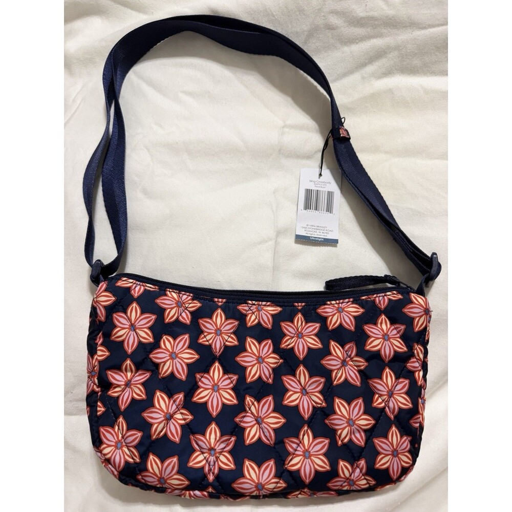 NWT Vera Bradley Ultralight Sling Crossbody - Floral Burst Print